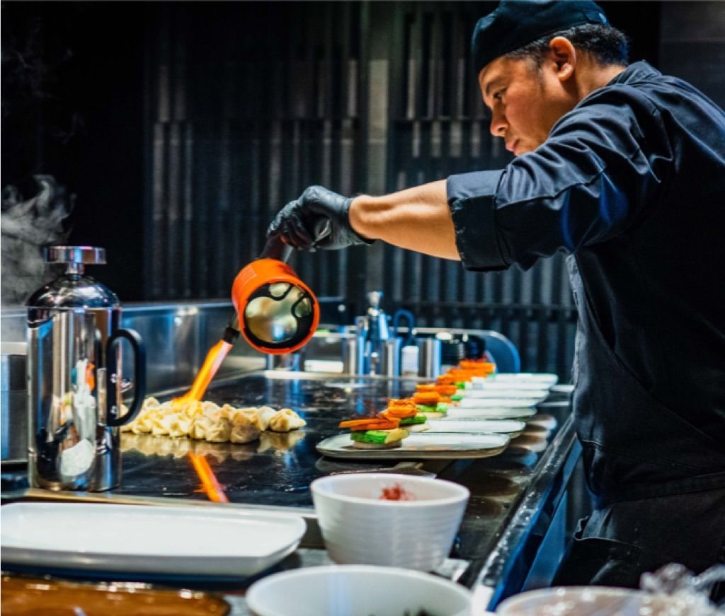 chef preparing food